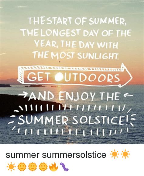 Thestart Of Summer The Longest Day Of The Year The Day With The Most