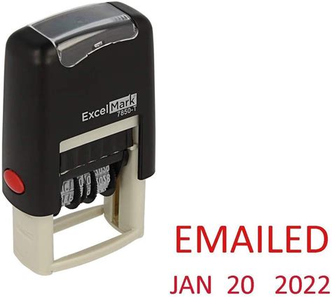 Small Emailed Date Stamp Excelmark