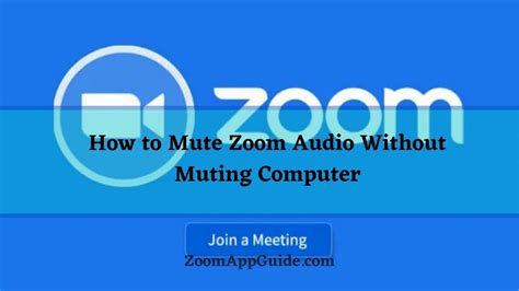 How To Mute Zoom Audio Without Muting Computer Updated 2023 Zoom Guide