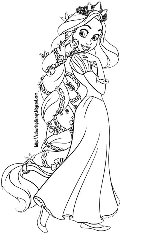 Here you can find some nice princess coloring pages for your kids. rapunzel coloring pages | Minister Coloring