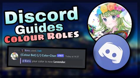 Colour Roles Discord Color Chan Bot Tutorial Youtube