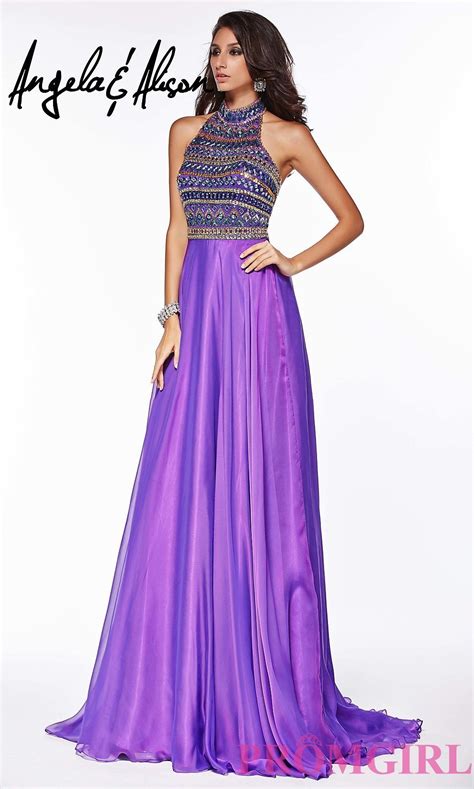 Prom Dresses Celebrity Dresses Sexy Evening Gowns Floor Length High Neck Halter Dress By
