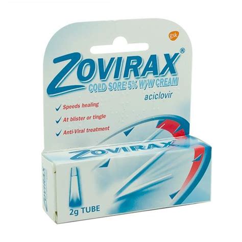 Zovirax Cold Sore Cream 2g Mountmellick Local Pharmacy
