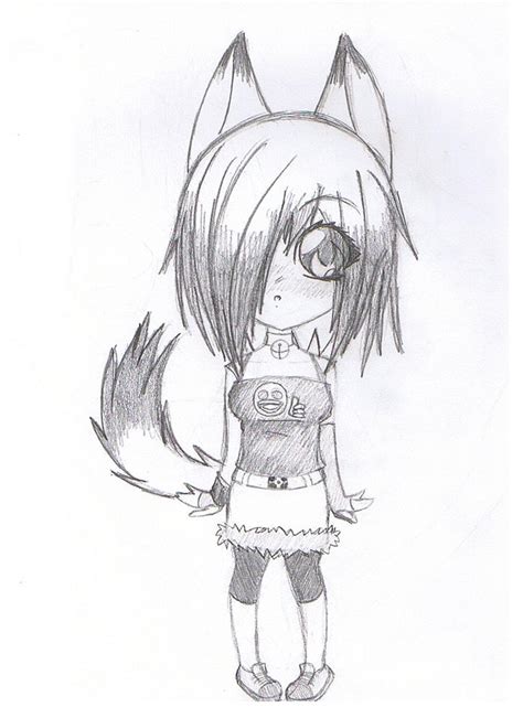 Chibi Wolf Girl By Neodrac54 On Deviantart
