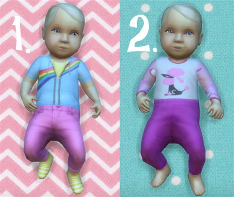 Sims 4 Ccs The Best Baby Overrides By Budgie2budgie