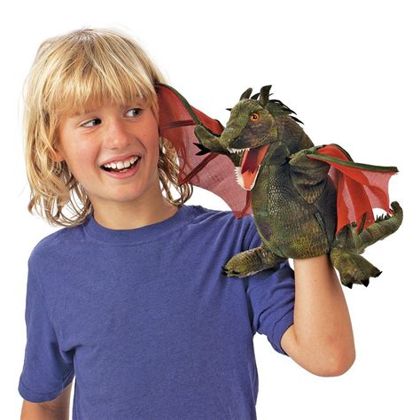 Winged Dragon Puppet 15 Inch Toys And Co Folkmanis