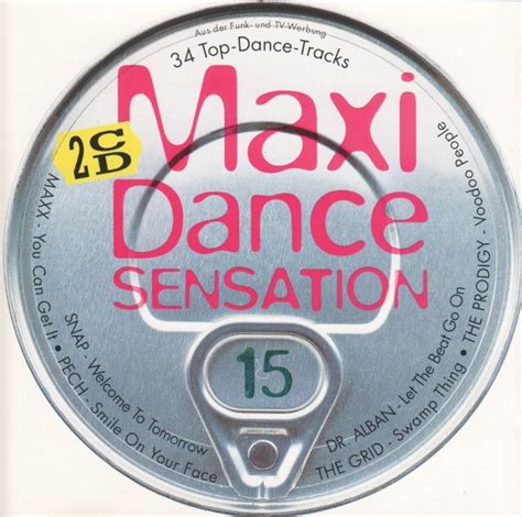maxi dance sensation 15 1994 cd discogs
