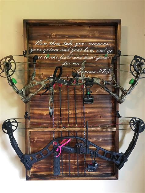 Custom Bow Racks With Arrow Holder Check Us Out At Country Boy Craftin