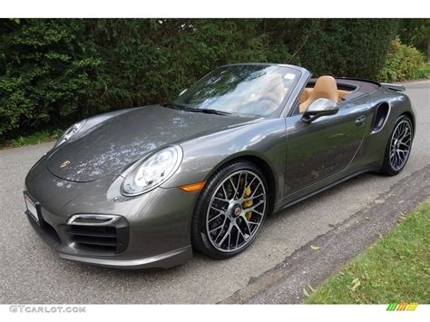 2014 Agate Grey Metallic Porsche 911 Turbo S Cabriolet 122742099