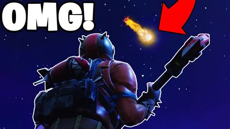 How To See Falling Meteor In Fortnite New Meteor Shower Youtube