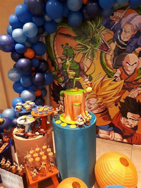 Dragon Ball Z Birthday Party Ideas Decoração De Festa Dragon Ball Z