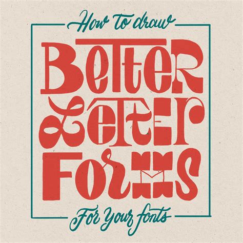 Learn How To Draw Better Letters For Your Fonts