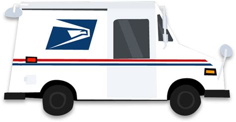 Download Mail Truck Usps Mail Truck Png Clipartkey