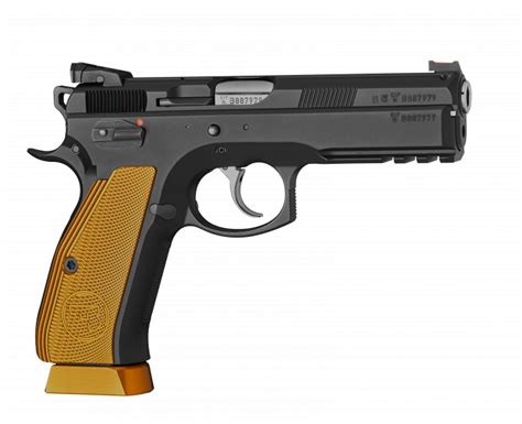 Cz 75 Sp 01 Shadow Orange 9mm Pistol Black 3 18rd Magazines 472