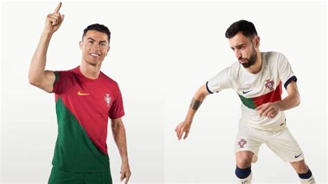 Portugal Jersey For Qatar 2022 The Home And Away Kits For The Fifa World Cup Msc Football