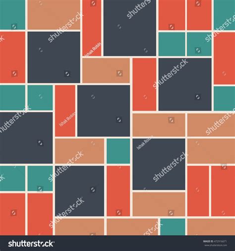 Abstract Tile Background Stock Vector Royalty Free 472916671