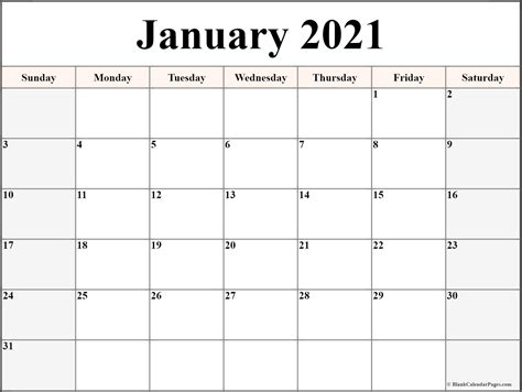This free printable 2021 calendar will become your most favorite organizing tool! Array | Printable Calendar 2021