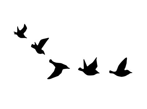 Silhouette Birds Tattoo At Getdrawings Free Download