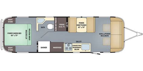 Airstream Classic Floor Plans