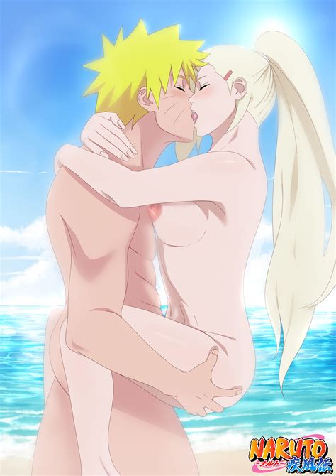 Rule 34 1girls Beach Blonde Hair Carrying Ino Yamanaka Kissing Lenacringe Naruto Romantic