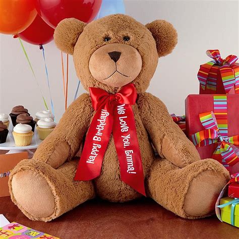 The most common valentines day gift for girlfriend material is metal. 27" Plush Teddy Bear | Personalized valentine's day gifts ...