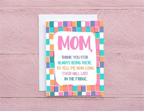 Funny Sarcastic Mothers Day Card For Mom Etsy In 2021 Funny
