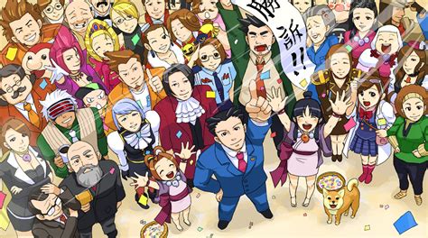 Video Game After Life Ace Attorney Series Fan Art