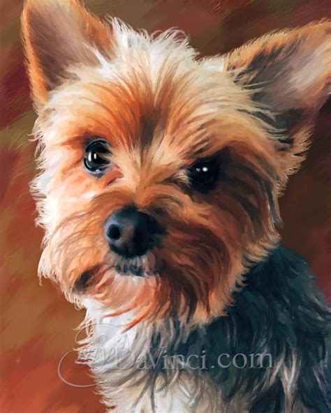 Painting Oil Personalized Dog Pet Art Commissioned Dog Portrait Custom