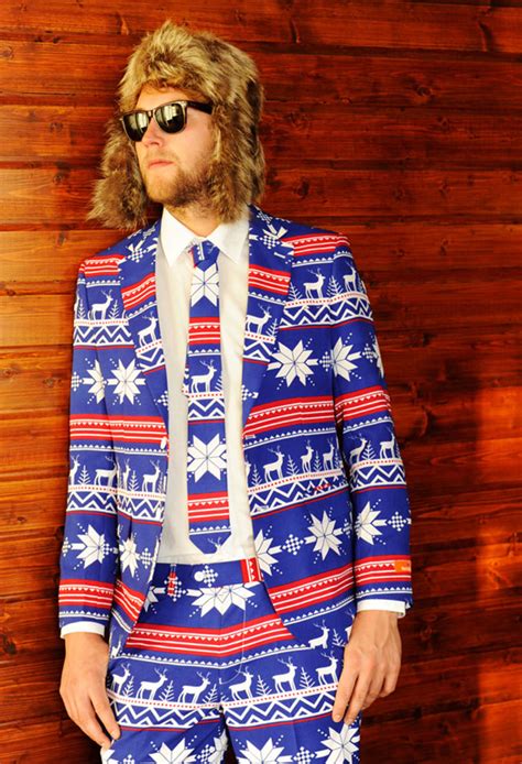 Ugly Christmas Sweaters Turned Into Stylish Suits Bored Panda
