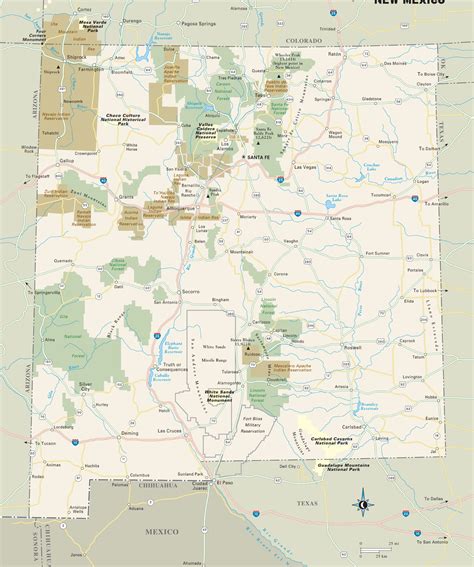 New Mexico State Parks Map