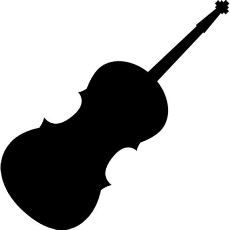 Violin Silhouette Icons Free Download