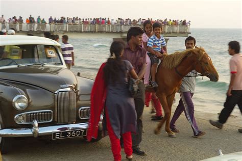 Residents Of Colombo In Sri Lanka Enjoying A Sunday At The Promenade