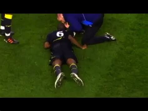 Ksi fabrice muamba all time premier league xi. Fabrice Muamba Collapses at White Hart Lane - YouTube
