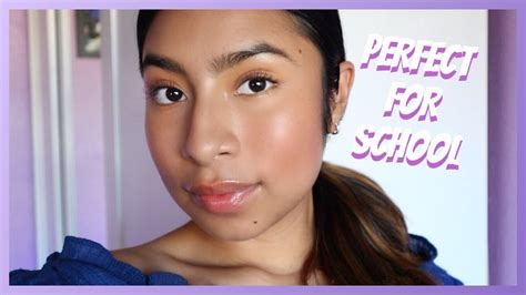 Back To School Makeup Tutorial Easy And Natural Youtube