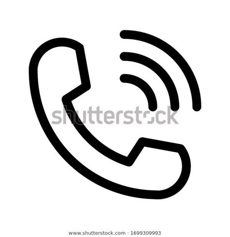 Find Telephone Icon Vector Phone Pictogram Flat Stock Images In Hd And
