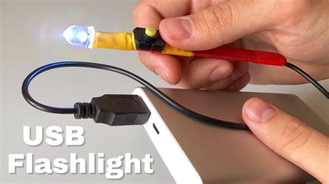 Great Idea How To Make Usb Led Light At Home Youtube