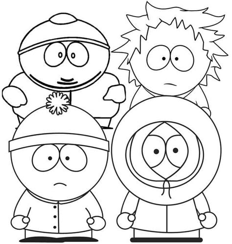 Desenhos De Kenny De South Park Para Colorir E Imprimir Colorironlinecom