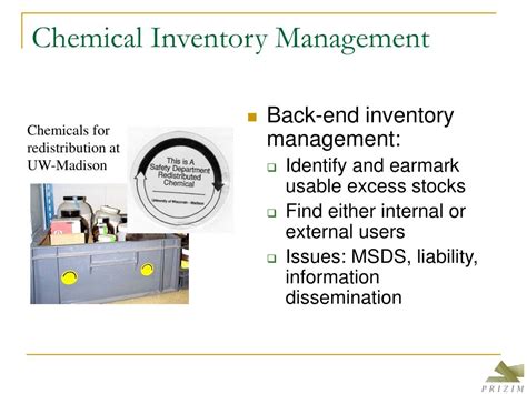 Ppt Chemical Inventory Management What Works Powerpoint