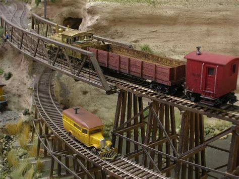 Curved Bridge In N Scale Layouts And Layout Building Model