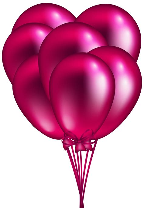 Download Pink Balloon Png Clip Art Balloon Transparent Png Png Images
