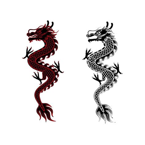 Chinese Dragon Illustration 5130634 Vector Art At Vecteezy