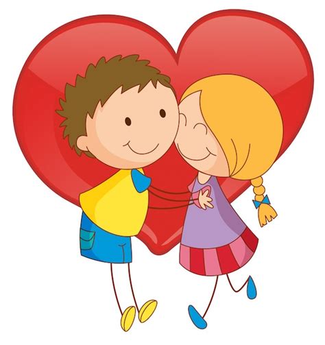 Free Vector Couple And Heart