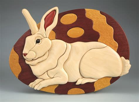 Easter Bunny Intarsia Scroll Saw Woodworking And Crafts