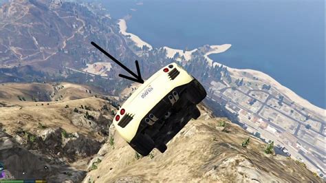 Driving Off From Mount Chiliad Gta V Car Crashes 3 Youtube