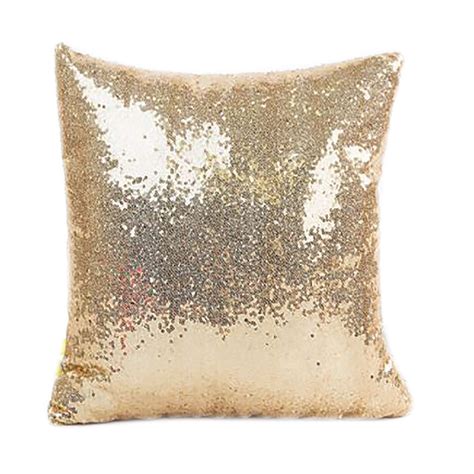 20 pieces (min order) 1 yrs shaoxing city sipeien home textiles co., ltd. Champagne Gold Sequin Mermaid Pillow - Mermaid Pillows