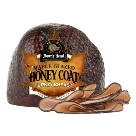 Boar S Head Maple Glazed Honey Coat Turkey Breast Fresh Sliced Deli