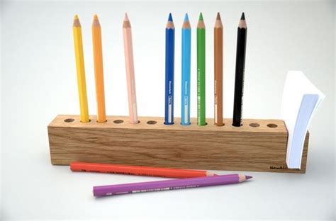 Pen Tidies Pencil Holder Oak A Unique Product By Klotzaufklotz