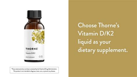 Vitamin D K2 Liquid By Thorne Youtube