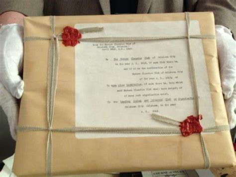 A First Look At The Items Inside A 100 Year Old Time Capsule 32 Pics