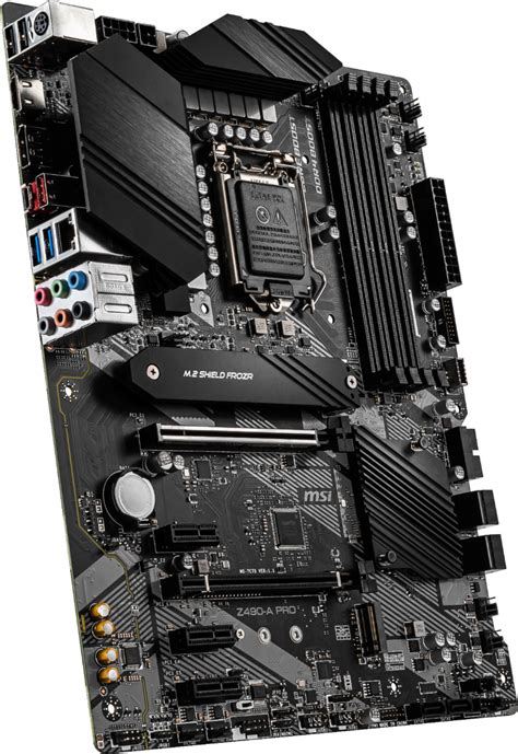 Best Buy Msi Z490 A Pro Socket 1200 Usb C Gen 2 Intel Atx
